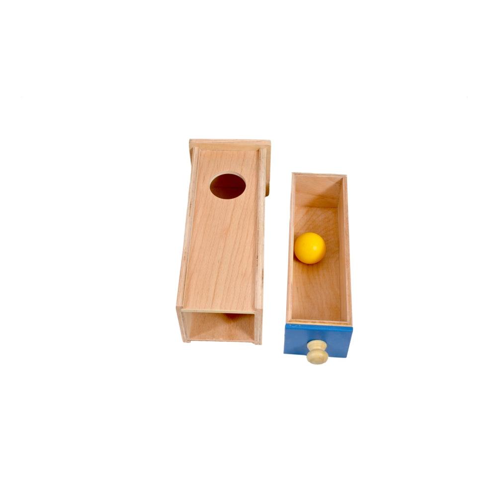 Object Permanence Box with Drawer