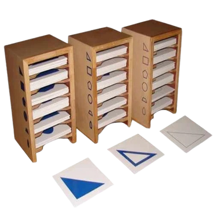 Geometrical Form Card with Cabinet